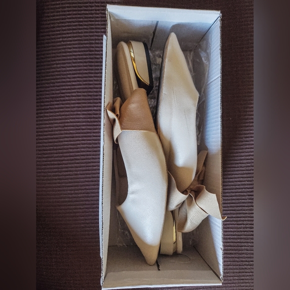 Point Toed Flat Mules - Picture 2 of 4